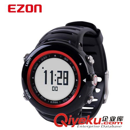 跑步手表系列 EZON宜准户外跑步表商务休闲计步器心率表运动防水多功能电子手表
