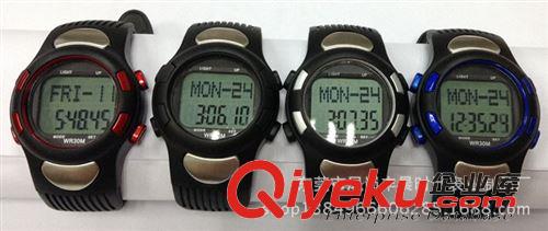 电子表 现货批发 淘宝店主必备爆款3D计步器手表测心率手表P3043四色