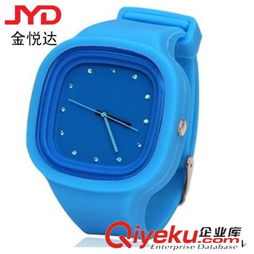 硅胶手表 厂商供应 韩国 好看的款运动硅胶手表  粉红色时尚潮注硅胶手表