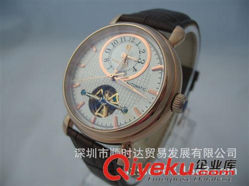 机械手表 深圳丹士顿钟表厂定制加工礼品手表 gd机械手表 厂家现货批发