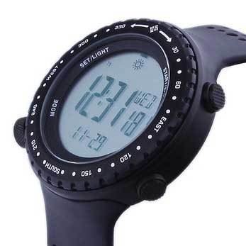 眼镜手表 全国联保美国原装专业户外运动登山表多功能防水测高度气压手腕表