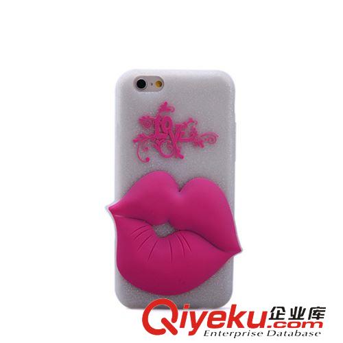硅胶手机壳 时尚性感嘴唇保护套 明星街拍手机套 3D立体苹果手机壳