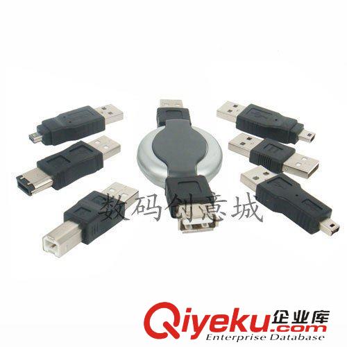 其他USB产品 USB 6合1套装 USB转 1394 4p 6P 打印口