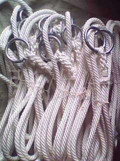 带、绳、线 厂家低价供应拔河绳，爬绳。材质丙纶。4元每米