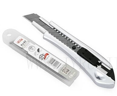 五金工具-工具刀 供应润基RJ-1000自锁美工刀 18MM大介刀 配RJ03刀片