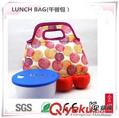 2014新品推荐 厂家生产定做潜水料午餐包 午餐专用包 手提午餐袋 野餐包
