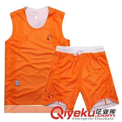 篮球服 定制各种球队的球服套装V领无袖男士运动篮球服16073出口订单定制