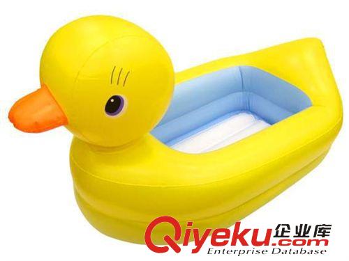 婴儿游泳池 小黄鸭pvc充气浴盆  自动充气pvc浴凳 pvc充气浴盆