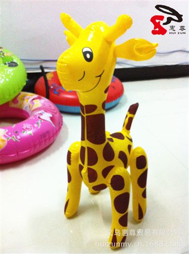 充气玩具 PVC儿童充气玩具批发 皮货批发 充气动物玩具 长颈鹿玩具