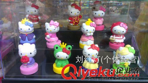 2013年10月份新产品 供应批发动漫  Hello kitty KT猫 12款甜蜜梦景KT猫印章公仔