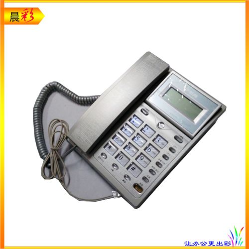 办公设备 步步高 HCD6101 来电显示电话机 按键夜光 可接分机(流光银)