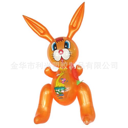 充气小动物 厂家直销PVC充气玩具 儿童充气玩具 充气动物 充气流氓兔