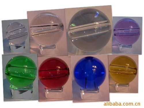 水晶球气泡球系列 晶韵034厂家直销打孔水晶玻璃球水晶球精品制造低价