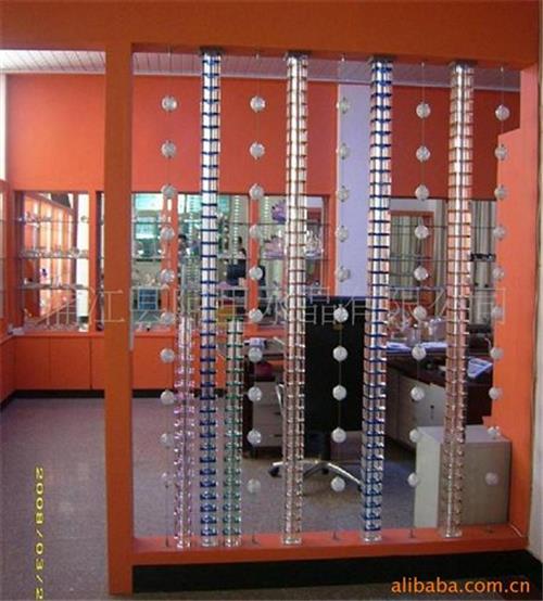 装饰装潢系列 厂家直销兰色玻璃叠层柱水晶柱玻璃柱欢迎订购