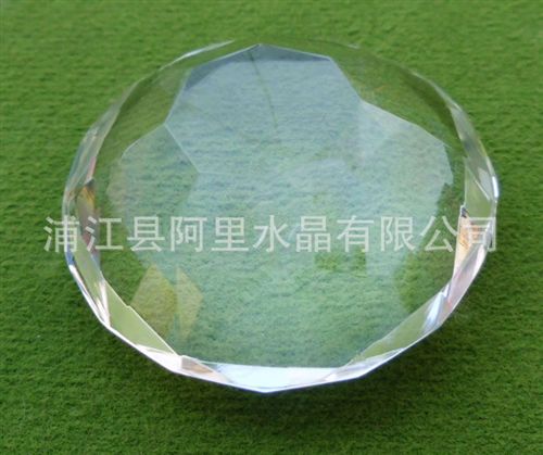 水晶拉手系列 晶韵水晶饰品水晶钻石50mm平顶魔钻