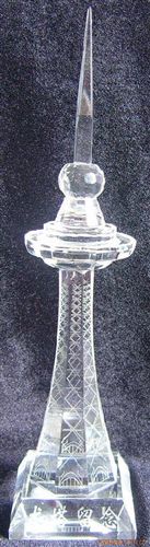 水晶工艺品系列 晶韵厂家供应英国旅游纪念品伦敦水晶大本钟水晶模型