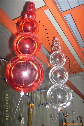 空心球系列 晶韵009厂家供应200毫米空心玻璃球空心球玻璃空心球玄关配件