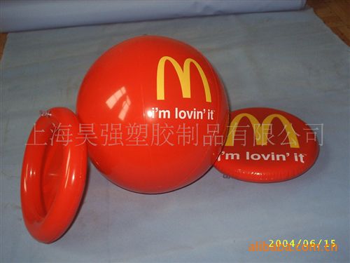 广告模型 供应充气球 麦当劳球 沙滩球(图)