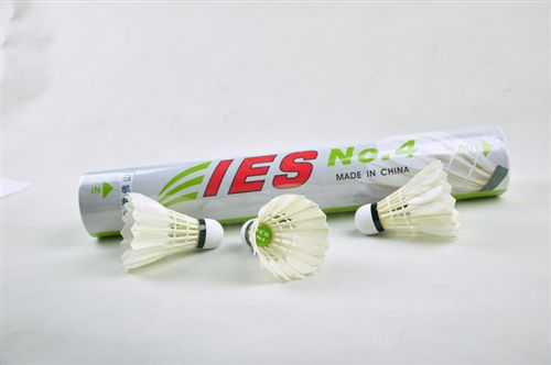 羽毛球 波尔IES系列 业余比赛训练羽毛球IES 4号绿波 耐打稳定落点准确