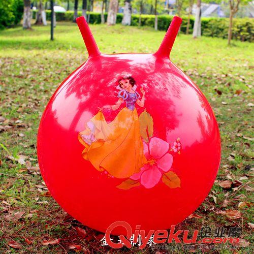 羊角球 充气羊角球定制批发 儿童健身45cm羊角球 yz卡通羊角球