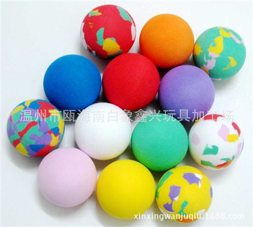 球类玩具 EVA彩色玩具球 幼儿淘气堡子弹球批发