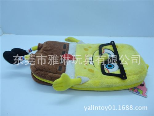 YL-01动漫、企业吉祥物 东莞厂家专业定做海绵宝宝钱包