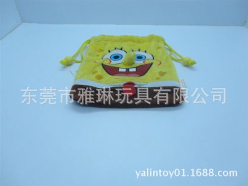 YL-01动漫、企业吉祥物 东莞厂家专业定做海绵宝宝布袋