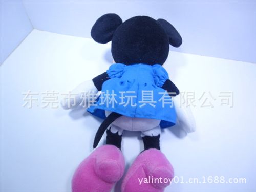 YL-01动漫、企业吉祥物 东莞厂家专业定做 毛绒玩具高跟鞋米妮 质量可靠