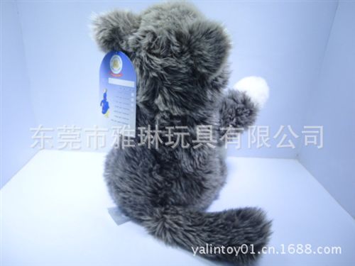 动物玩具 东莞厂家专业定做 毛绒玩具 长毛绒哈士奇 质量可靠 可外贸
