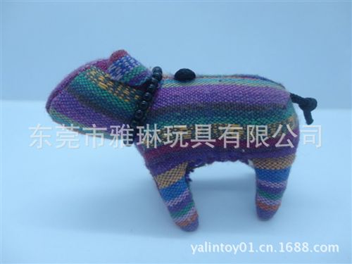 动物玩具 厂家专业来图 来样定制 毛线布料  多彩毛线玩具