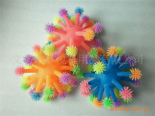 面条球水球系列 批发供应TPR面条/环保进口材料/TPR软胶面条球 软胶毛毛球