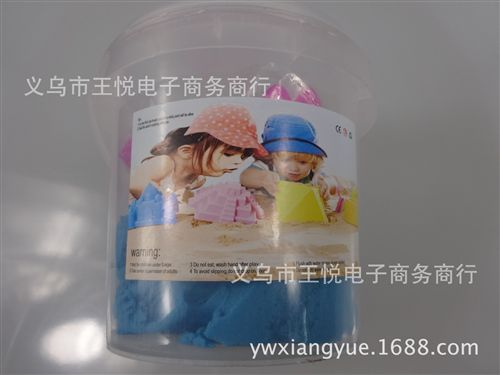 DIY益智沙子 义乌厂家直销DIY益智儿童玩具沙子 300克沙子+6个配件套装
