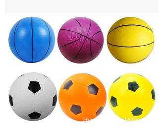 球类系列 厂家直销 儿童PVC充气玩具篮球 宝宝皮篮球批发