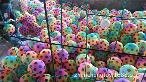 球类系列 彩虹球 塑胶玩具球 拍拍娱乐球 pvc充气玩具 上海球厂批发