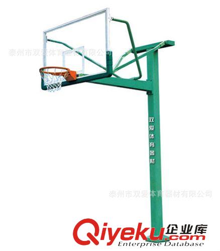 篮球器材 生产供应 地埋方管篮球架SLJ-7 双爱品牌重点推荐款
