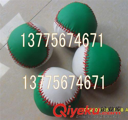 垒球 外贸皮革球，pvc棒球 垒球，儿童安全投掷球空桶练习球，手工缝制