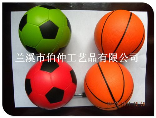 PU压力球 供应6,3cm尺寸的篮球足球PU球