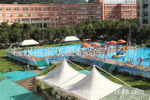 精品推荐 厂家专业提供 大型游乐园泳池 超大型支架式成人游泳池定制