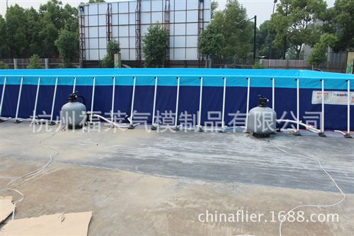 水上乐园 长期供应 室外铁架游泳池 超大型支架式成人游泳池定制