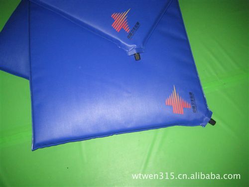 海棉自动充气垫子，户外垫子 6P环保md料 180CM长方形自动充气床垫  尼龙贴合布坐垫