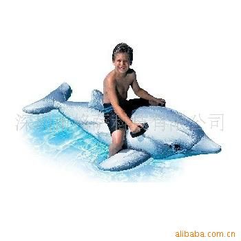 充气动物座骑，海洋动物座骑 专业设计制作pvc充气海豚/鲨鱼/鲸鱼 充气儿童坐骑