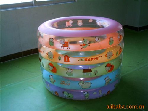 19、充气水池、婴儿浴盘 （深圳西乡）PVC充气婴儿游泳池