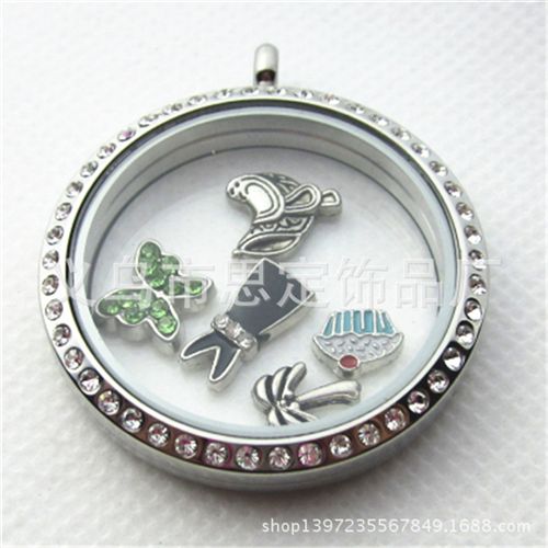 Floating charms 小配件 diy饰品配件 吊坠小配件 faith 信仰 floating locket charms原始图片3