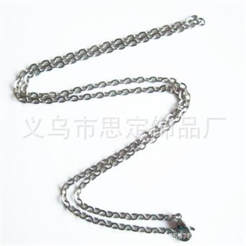 Floating chains 不锈钢链条 供应各类成品链条 45cm 白K不锈钢DIY饰品搭配链条