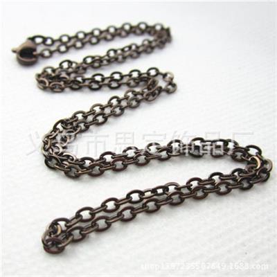 Floating chains 不锈钢链条 供应成品链条 45cm 巧克力不锈钢珠链十字链 diy饰品配件