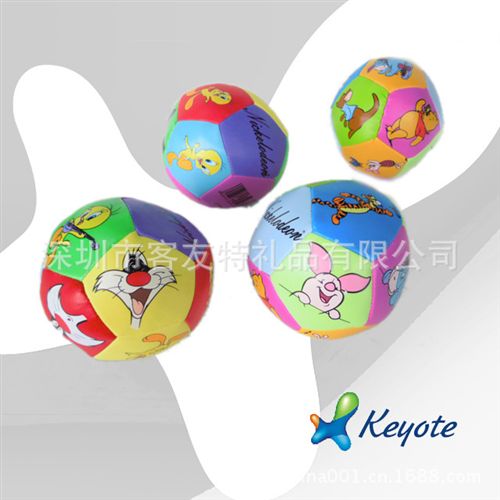 填充棉玩具球 工厂供应PVC皮球/PVC手抓球/儿童皮球/卡通皮球/PVC填充球