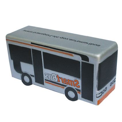 车模型 供应多款PU巴士/PU 公交车造型/PU玩具可印刷LOGO