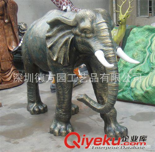 雕塑工艺品系列 树脂动物fzmx　大型动物大象模型 fzmx 树脂动物