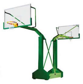 新颖牌篮球器材系类 厂家低价销售海燕式移动篮球架 移动比赛篮球架 双向篮球架移动