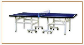 新颖牌乒乓球系类 厂家供应表面光洁可移动乒乓球桌   可折叠乒乓球台